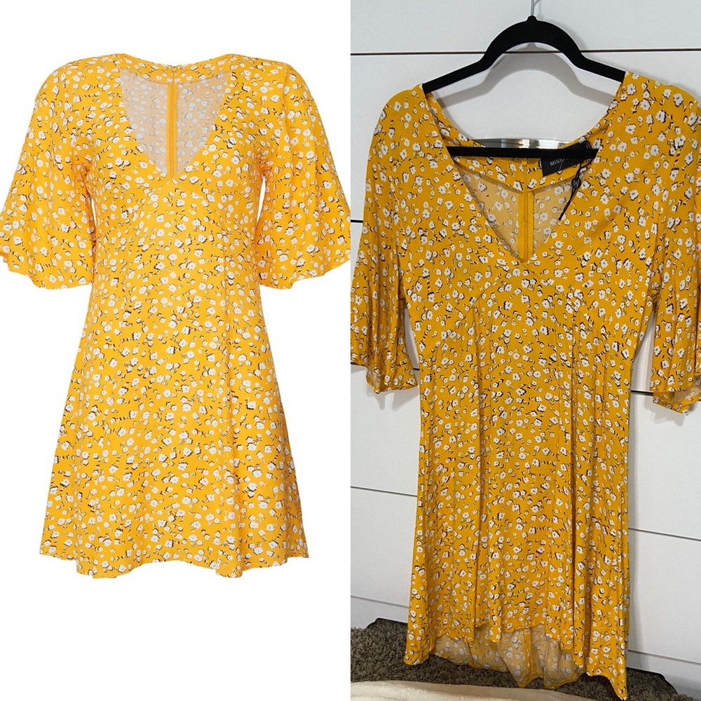 Mink Pink yellow floral dress